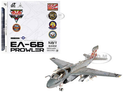 Grumman EA-6B Prowler Attack Aircraft VAQ-136 Gauntlets, USS George Washington (2012) United States Navy 1/72 Diecast Model...