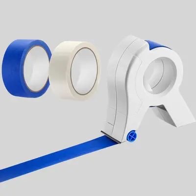 Masking Tape Set, 3 Counts/set Portable Masking Tape Applicator, Masking Tape Cutter, Professional Paint Masking Tape for Pai...