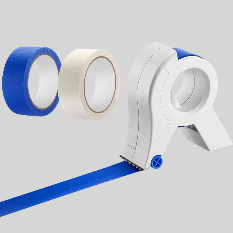 Masking Tape Set, 3 Counts/set Portable Masking Tape Applicator, Masking Tape Cutter, Professional Paint Masking Tape for Pai...