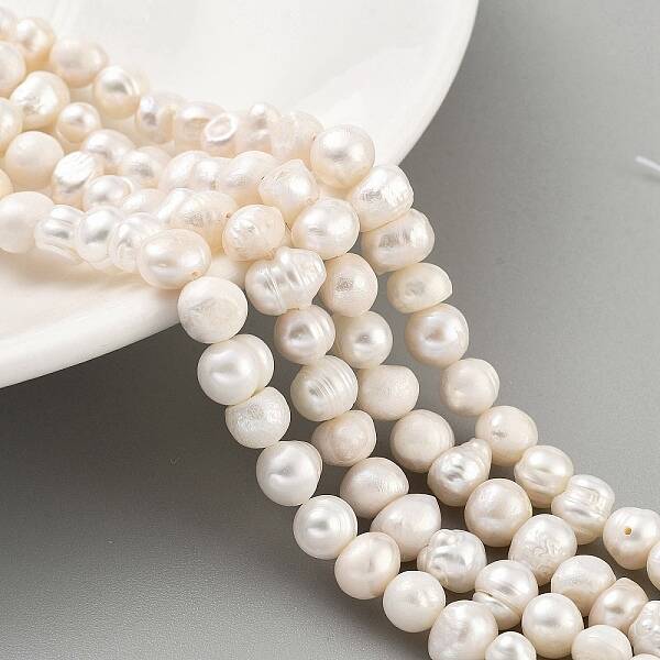 Natural Cultured Freshwater Pearl Beads Strands