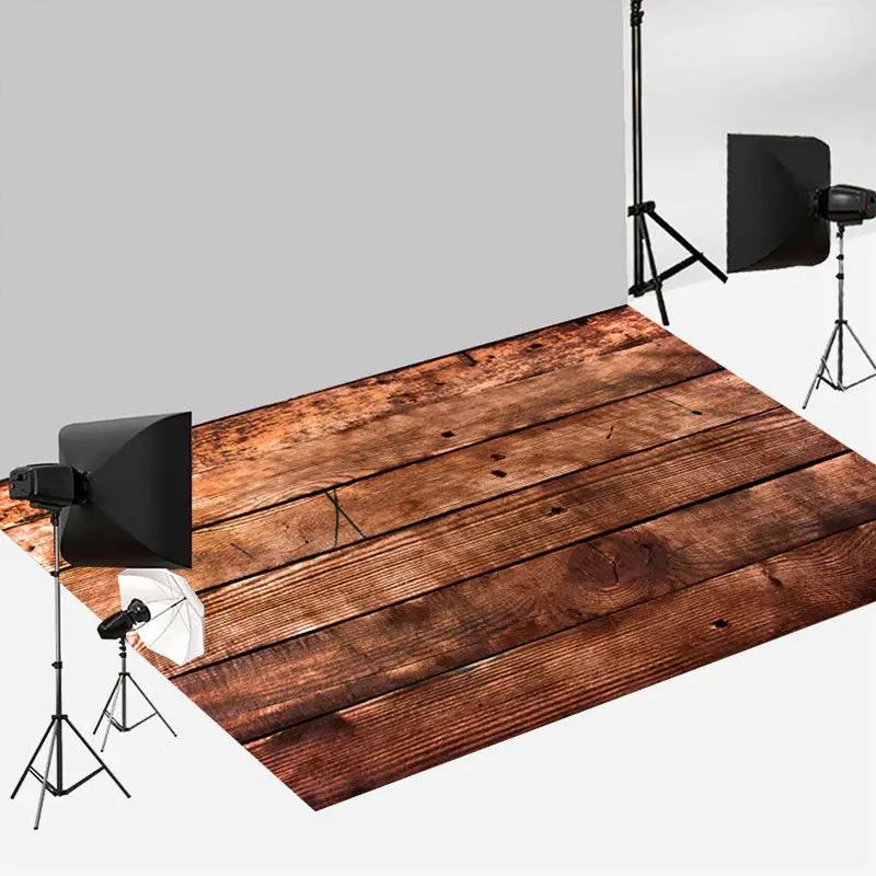Aperturee Wood Board Reddish Brown Floor Mat For Photography | Floor Photography Background | Floor Backdrop Photography | Fl...