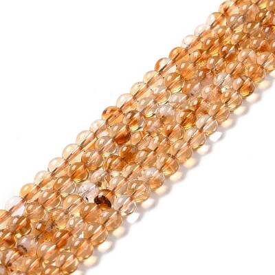 Natural Citrine Bead Strands