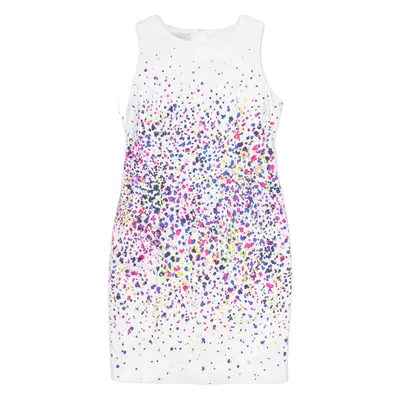 HOBBS LONDON Womens Pencil Dress White Crazy Pattern Knee Length UK 12