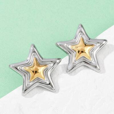 304 Stainless Steel Stud Earrings
