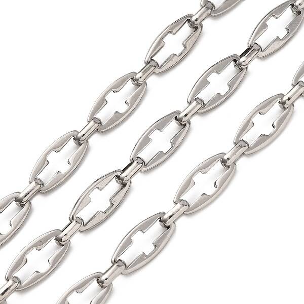 304 Stainless Steel Hollow Cross Link Chains