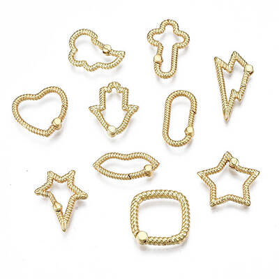 Brass Spring Gate Rings