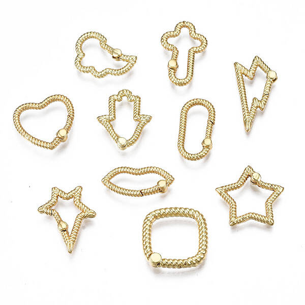 Brass Spring Gate Rings