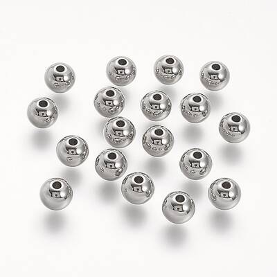 Tarnish Resistant 304 Stainless Steel Beads