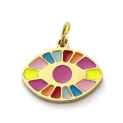 304 Stainless Steel Enamel Charms