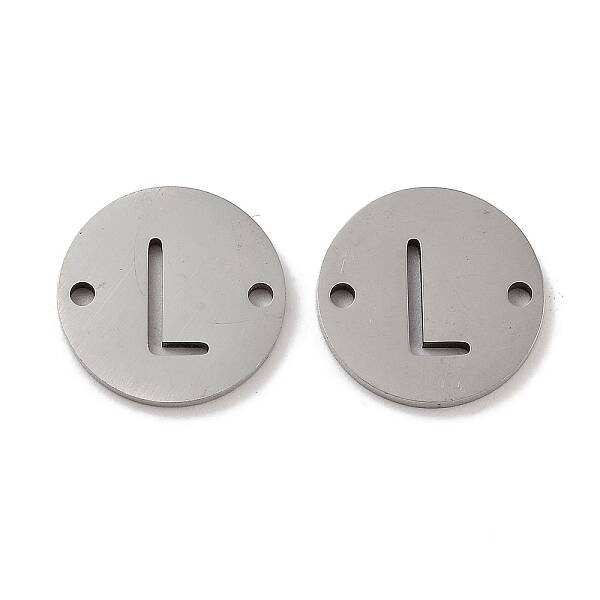 Non-Tarnish 201 Stainless Steel Hollow Flat Round Links