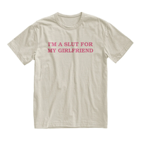 Im A Slut For My Girlfriend Tshirt, Gift For Boyfriend, I Love My Girlfriend Shirt, Boyfriend Shirt, Funny Shirt, Couple Outf...