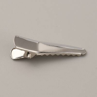 Iron Alligator Hair Clip Findings