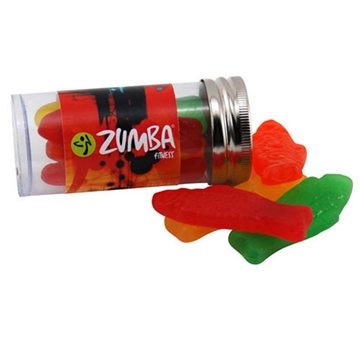 100 Custom Tube with Swedish Fish - Plastic & 3 inch