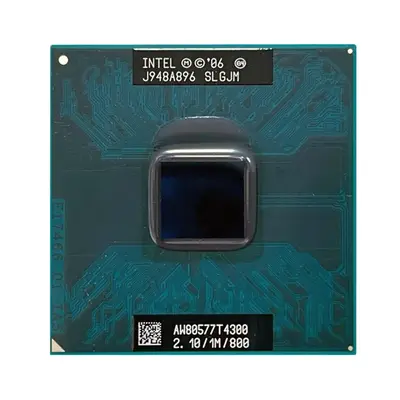 510213-002 HP 2.10GHz 800MHz FSB 1MB L2 Cache Socket PGA478 Intel Pentium T4300 Dual-Core Processor