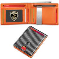 【 2025 Ultra Thin RFID Anti theft 】VTLASK Men's leather wallet with 11 card slots and coin layer for business portability...