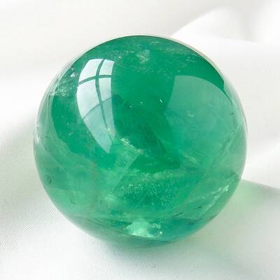 Natural Fluorite Crystal Ball