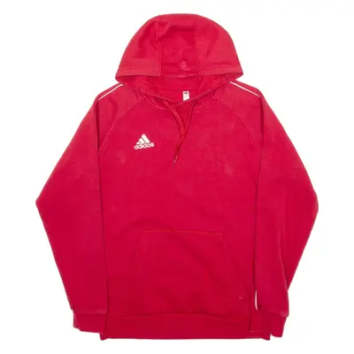 ADIDAS Mens Red Hoodie L