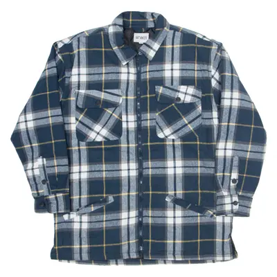 WORKER Insulated Lumberjack Jacket Blue Plaid Mens S