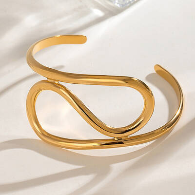 304 Stainless Steel Cuff Bangles for Women