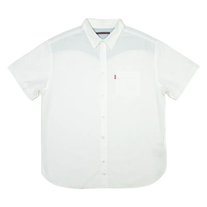 LEVI'S Mens Plain Shirt White XL