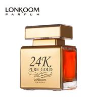LONKOOM 24k Gold Pink EDP Perfume for Women Daily Wear Parfum Sweet Vanilla Potion Perfume Elegant Fruity Long Lasting 6-8 ho...