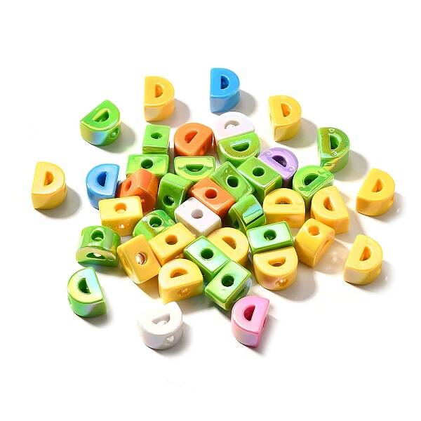 UV Plating Opaque Acrylic Beads