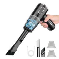 Wireless Handheld Car Vacuum Cleaner, Rechargeable Car Vacuum Cleaner, Super Suction Powerful Mini Vacuum Cleaner with Dual F...