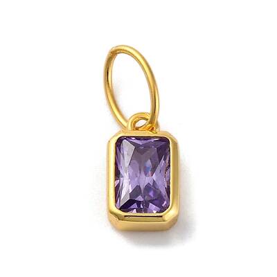 925 Sterling Silver Cubic Zirconia Charms