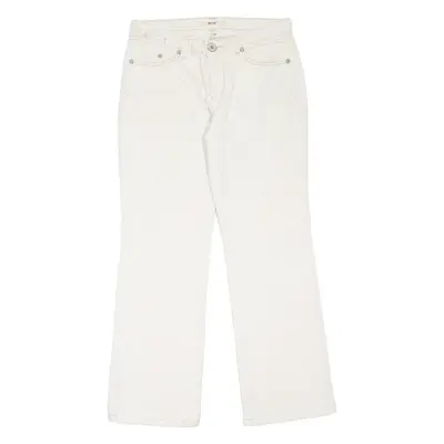 H.I.S Womens Jeans Cream Regular Bootcut W30 L29