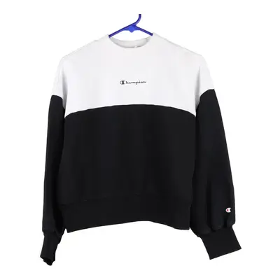 Age 16-18 Champion Sweatshirt - XS Black & White Cotton