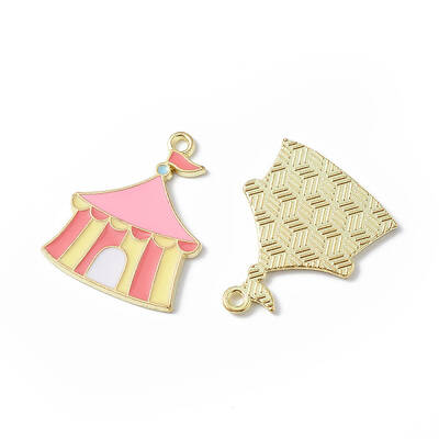 Circus Theme Alloy Enamel Pendants