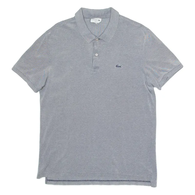 LACOSTE Slim Fit Mens Polo Shirt Grey XL