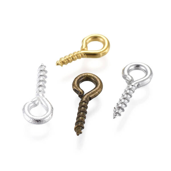 Iron Screw Eye Pin Peg Bails