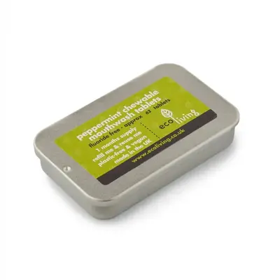 Chewable Mouthwash Tablets - TIN | Type: Flouride Free