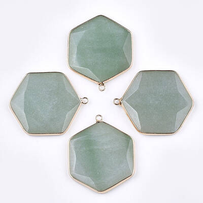 Natural Green Aventurine Pendants