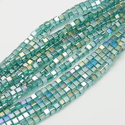 Electroplate Glass Beads Strands