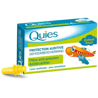Quies Hearing Protection Pressure Filter Child 1 Pair