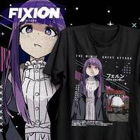 Frieren – Fern Cara y Mimic cute T-Shirt, Manga Graphic Tee, Gift For Anime Lover