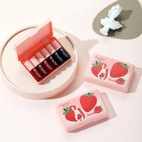 Lip Tint Stain Mini Liquid Lipstick, Korean Lip Gloss Moisturizing Natural, Multi-Use Lip and Cheek Tint,  Vivid Color Hydrat...