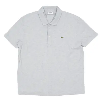 LACOSTE Mens Polo Shirt Grey L