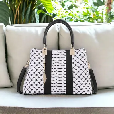 Threads of Heritage Handbag - Inspired by the Keffiyeh