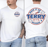 Back It Up Terry TShirt – Funny 4th of July Meme Tee, Put It in Reverse Graphic Shirt, Viral Independence Day Fireworks Out...