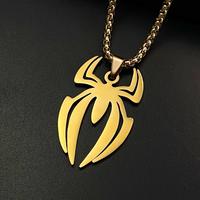 Mother's Day gift Hip Hop Gold Spider Chain Necklace | Bling Stainless Steel Jewelry | Wholesale for Sellers & Brands