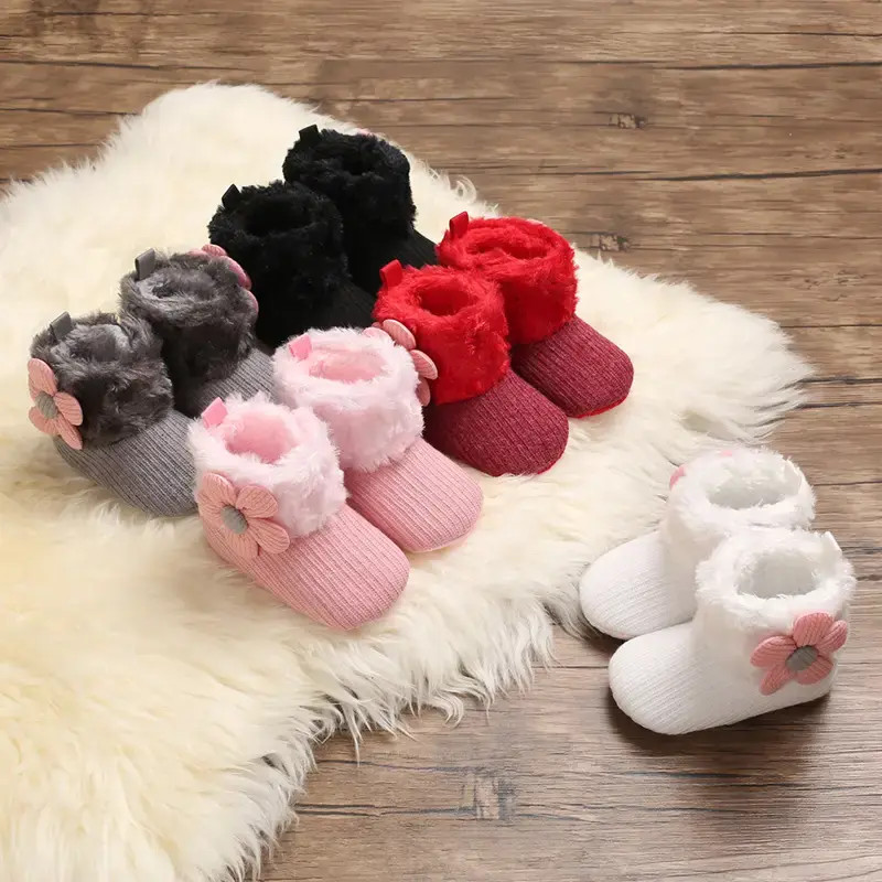 Baby girl snow boots warm cotton shoes baby toddler shoes toddler shoes