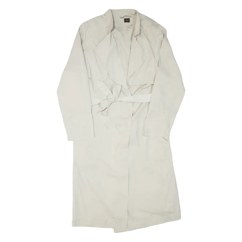 JOOP Belted Womens Trench Jacket Cream Viscose L