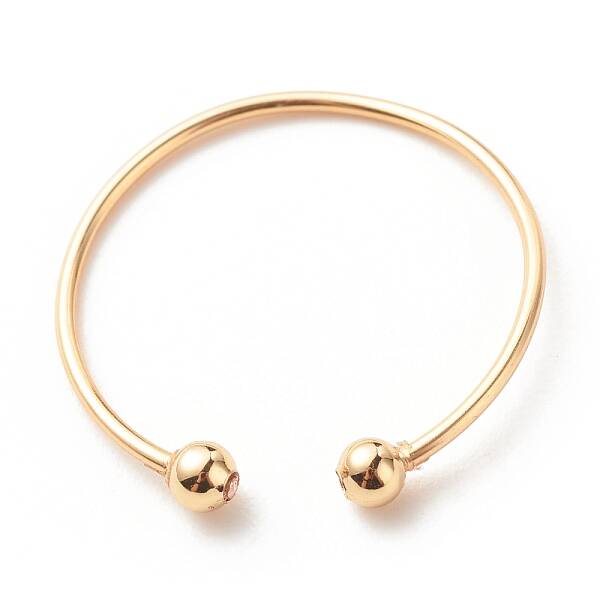 Copper Wire Simple Open Cuff Ring for Women