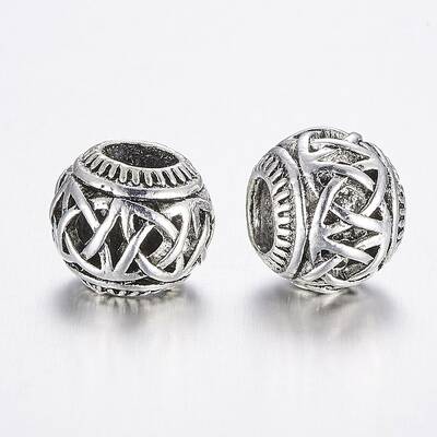 Alloy European Beads