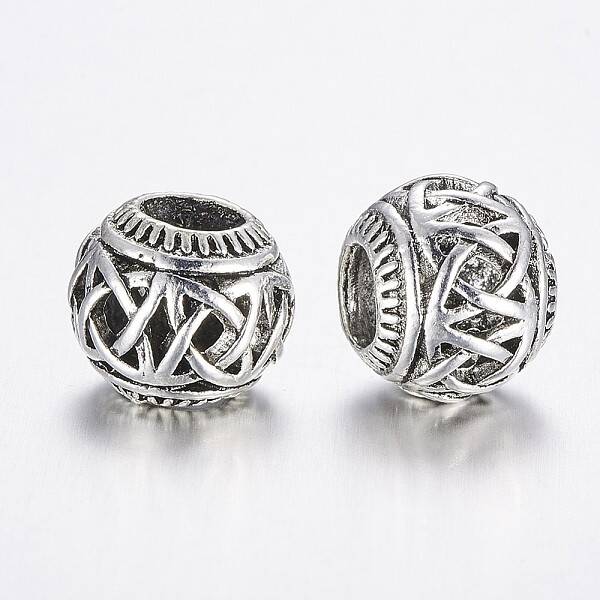 Alloy European Beads