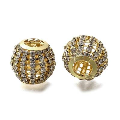 Rhinestone Brass Beads