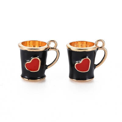 Rack Plating Alloy Enamel Charms
